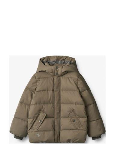 Puffer Jacket Gael Fodrad Jacka Green Wheat