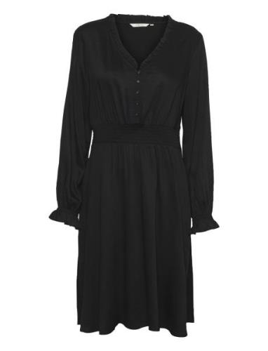 Crmassia Dress Knälång Klänning Black Cream