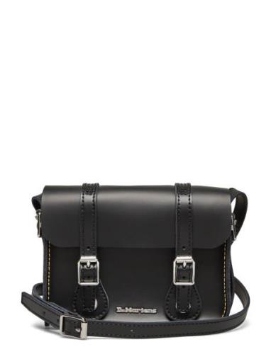 7" Leather Satchel Black Kiev Axelväska Väska Black Dr. Martens