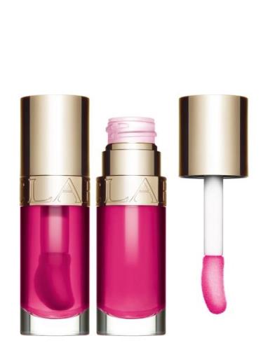 Lip Comfort Oil 02 Rasberry Läppglans Smink Pink Clarins