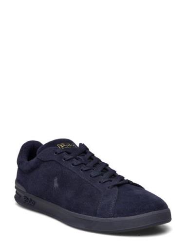 Heritage Court Ii Suede Sneaker Låga Sneakers Navy Polo Ralph Lauren