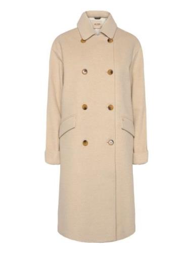 MOS MOSH Mmvenice Wool Coat Beige