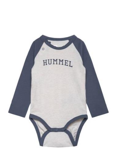 Hmlblixen Body L/S Långärmad Bodysuit White Hummel