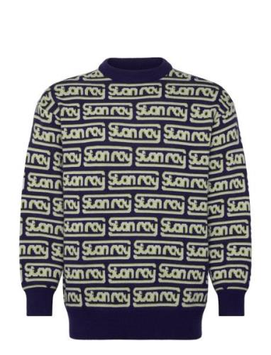 Knitted Sweater Tops Knitwear Round Necks Multi/patterned Stan Ray