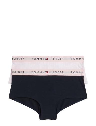 Tommy Hilfiger 2 Pk Hipster Print Svart