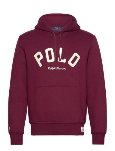 Polo Ralph Lauren The Rl Fleece Logo Hoodie Burgundy