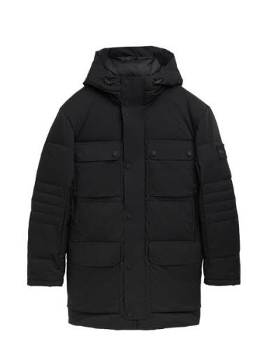 Tom Tailor Hybrid Down Parka Svart