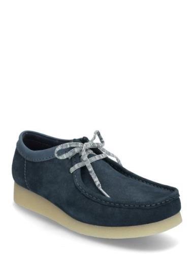 Wallabeeevo G Desert Boots Snörskor Navy Clarks