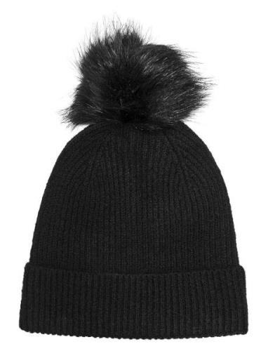 Kogkenni Pompom Beanie Acc Accessories Headwear Hats Beanie Black Kids...