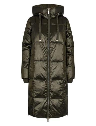 MOS MOSH Mmnova Metallic Down Jacket Grön