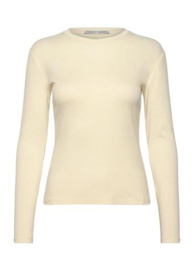 Millan Ls Tops T-shirts & Tops Long-sleeved Cream Tiger Of Sweden