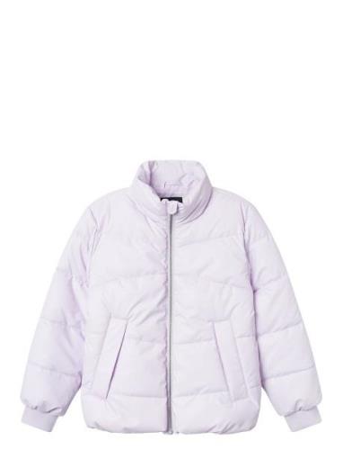 Nkfmelanie Puffer Jacket Pu Fodrad Jacka Purple Name It