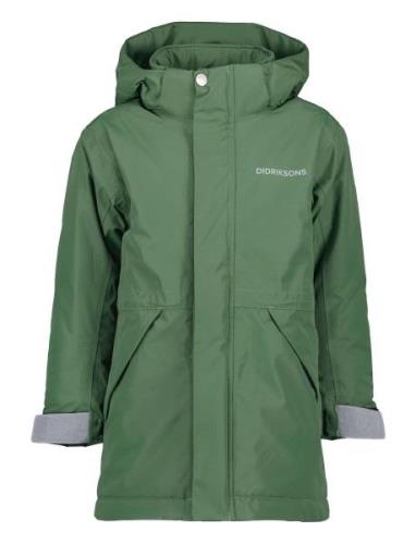 Tundran Kids Parkas Parka Jacka Green Didriksons