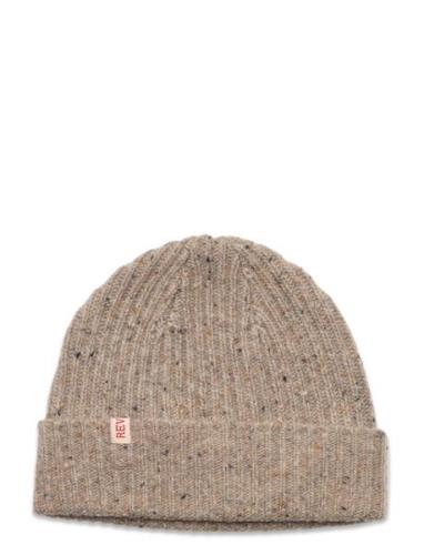 Beanie Melange Accessories Headwear Beanies Beige Revolution