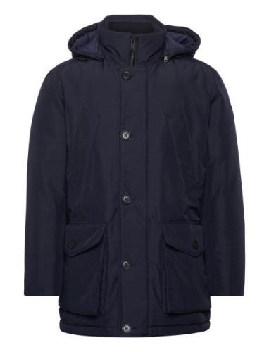 Osiass Parka Jacka Navy BOSS