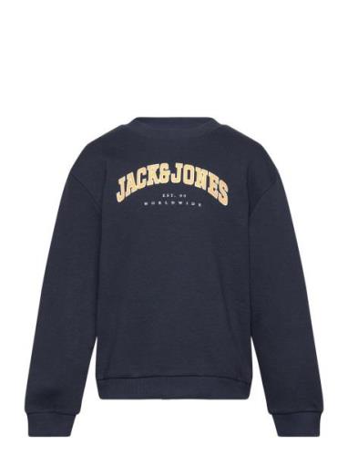 Jjecaleb Varsity Sweat Crew Nck Noos Mni Tops Sweat-shirts & Hoodies S...