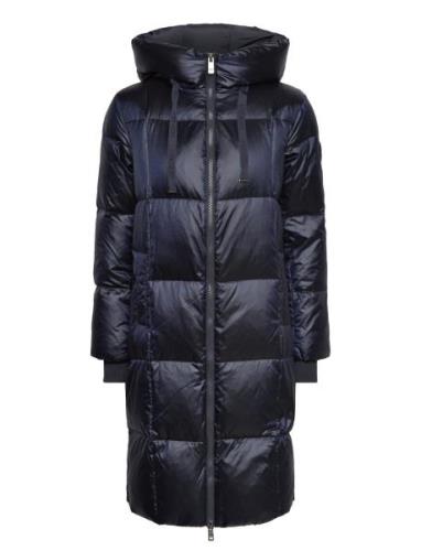 Mmnova Metallic Down Jacket Fodrad Jacka Navy MOS MOSH