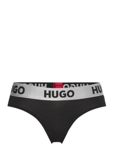 Thong Sporty Logo Stringtrosa Underkläder Black HUGO