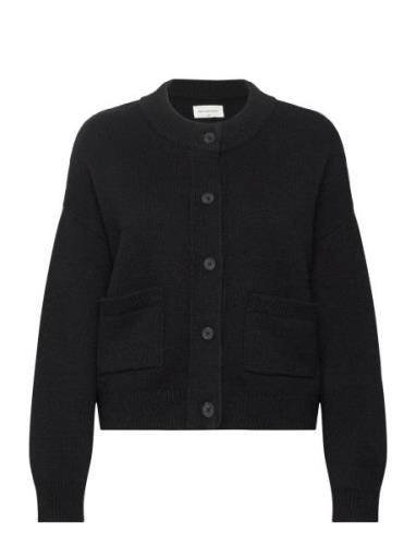 Mschcarina Cardigan Tops Knitwear Cardigans Black MSCH Copenhagen