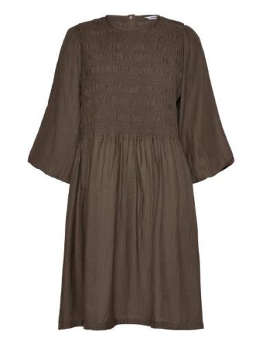 Srtori Dress Kort Klänning Brown Soft Rebels