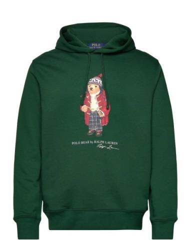 Polo Bear Fleece Hoodie Tops Sweat-shirts & Hoodies Hoodies Green Polo...