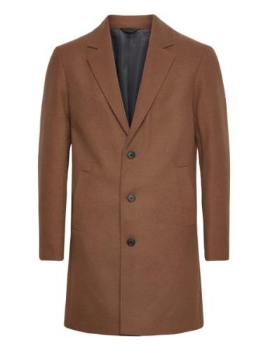 Jack & J S Jjeharrison Wool Coat Sn Brun