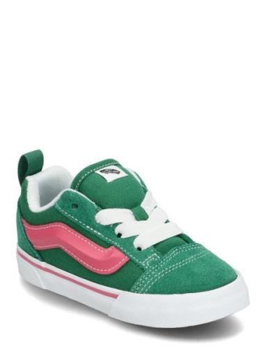 Knu Skool Elastic Lace Låga Sneakers Green VANS