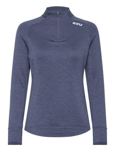 2XU Ignition 1/4 Zip Blå