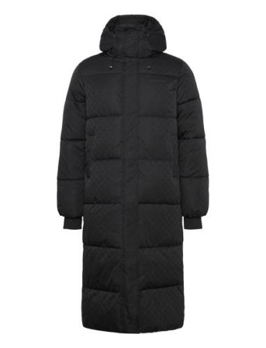 Monogram Puffer Coat Fodrad Jacka Black Daily Paper