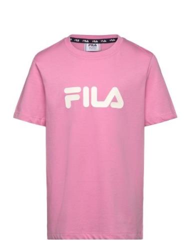 Solberg Tops T-shirts Short-sleeved Pink FILA