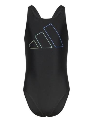 Performance Big Bars Swimsuit Baddräkt Badkläder Black Adidas Performa...