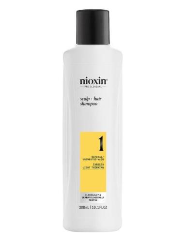 Nioxin System 1 Shampoo For Thinning Hair 300 Ml Schampo Nude Nioxin