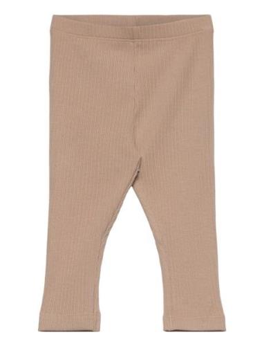 Huttelihut Leggings Rib Beige