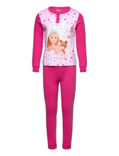 Pyjama Pyjamas Set Pink Barbie