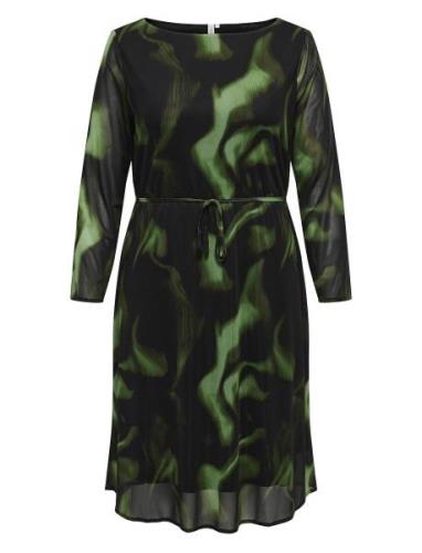 Carforest Life Ls Boatneck Blk Dress Jrs Knälång Klänning Green ONLY C...