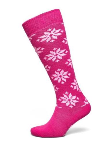 Rose Sock Sport Socks Regular Socks Pink Kari Traa