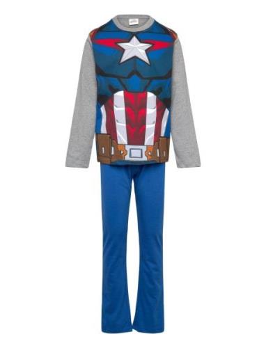 Pyjama Pyjamas Set Blue Marvel