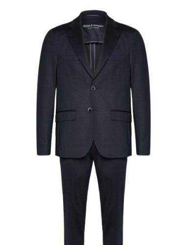 Bs Chapelle Classic Fit Suit Set Kostym Navy Bruun & Stengade