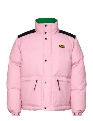 Cp Dakota Recycle Full Zip Jkt Yllerock Rock Pink Ciesse Piumini