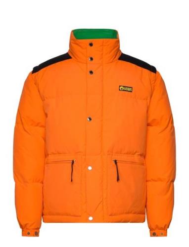 Cp Dakota Recycle Full Zip Jkt Yllerock Rock Orange Ciesse Piumini