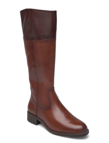 Women Boots Höga Stövlar Brown Tamaris