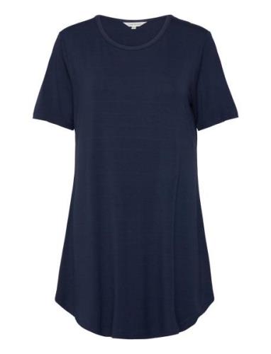 Bamboo Bigshirt Nattlinne Navy Lady Avenue