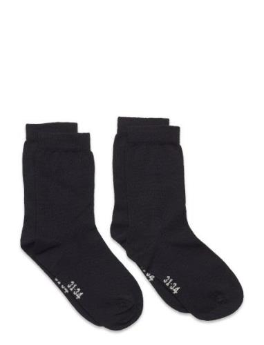 Ankle Sock Sockor Strumpor Black Minymo