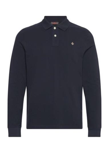 Camden Ls Polo Polos Long-sleeved Navy Morris