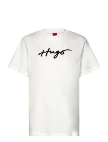 HUGO Vintage Tee_12 Vit