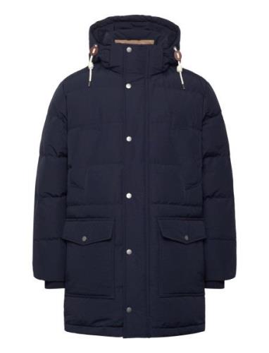 Heavy Down Mid Length Jacket Parka Jacka Navy GANT