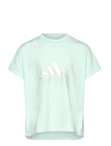 Adidas Sportswear Jg Gl Tee Blå