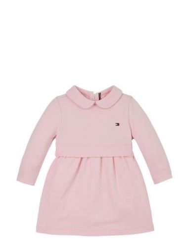 Tommy Hilfiger Essential Dress Ls Rosa