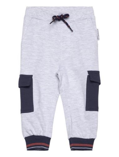 Geggamoja College Cargo Trousers Grey Mel Grå