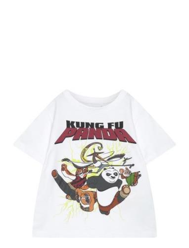 Name It Nmmjac Kungfupanda Nreg Ss Top Box Sky Vit